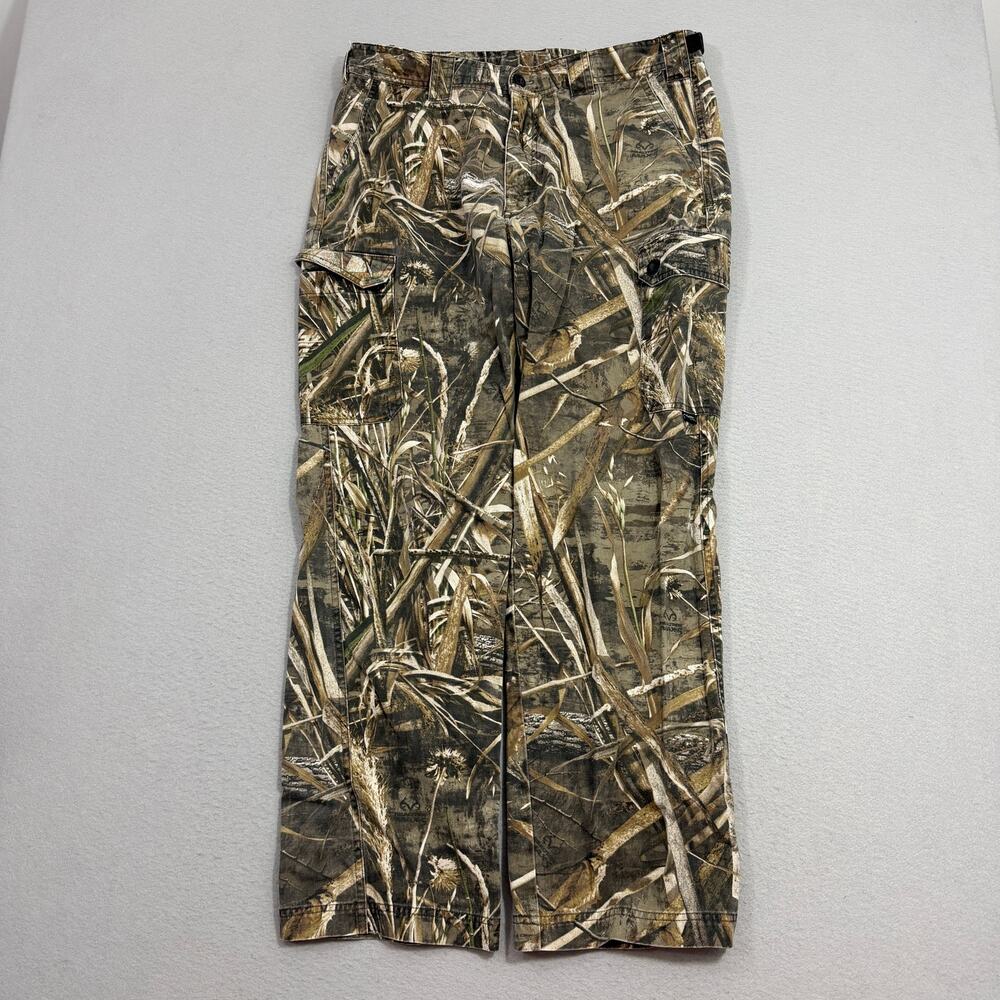 Vintage Guide Series Cargo Pants Men's Large Green Camouflage y2k Camo 2000s